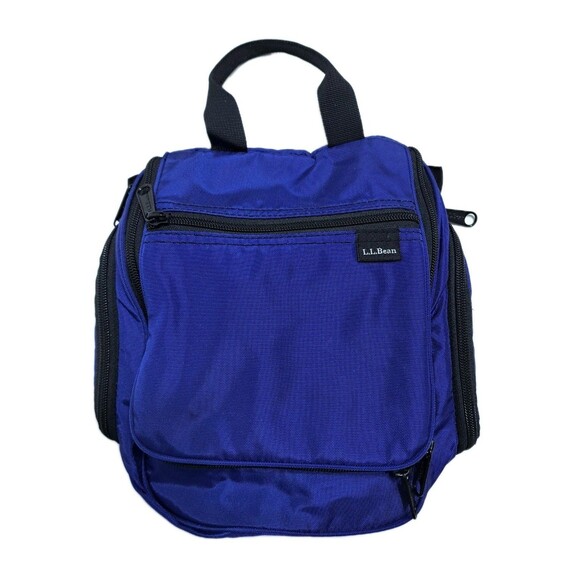 L.L. Bean Other - LL Bean Personal Travel Bag Vintage Toiletry Organizer Hanging Shower Blue